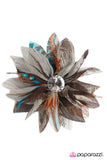 Paparazzi "Walk on the Wild Side" Blue Hair Clip Paparazzi Jewelry