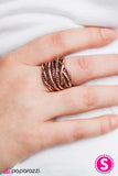 Paparazzi "Show Em The Ropes" Copper Ring Paparazzi Jewelry