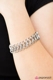 Paparazzi "Don't Wanna MESH With!" Silver Bracelet Paparazzi Jewelry