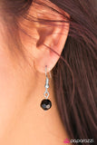 Paparazzi "Oh My Glitter" Black Necklace & Earring Set Paparazzi Jewelry