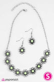Paparazzi "The Garden Life" Green Necklace & Earring Set Paparazzi Jewelry