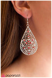 Paparazzi "At First Glance" Red 001CM Earrings Paparazzi Jewelry