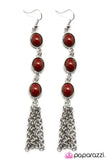 Paparazzi "Well RED" earring Paparazzi Jewelry