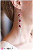 Paparazzi "Well RED" earring Paparazzi Jewelry