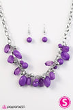 Paparazzi "Ocean Sunset" Purple Necklace & Earring Set Paparazzi Jewelry