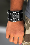 Paparazzi "Rogue Rider" Black Urban Bracelet Unisex Paparazzi Jewelry