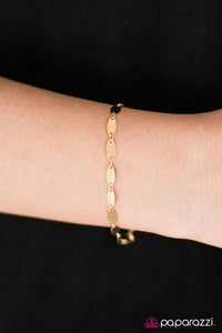 Paparazzi "Flash Fire" Gold Bracelet Paparazzi Jewelry