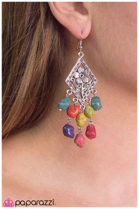 Paparazzi "Stone Ground" Multi Earrings Paparazzi Jewelry