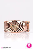 Paparazzi "Let Your Heart Guide You" Copper Ring Paparazzi Jewelry