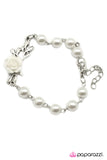 Paparazzi "Sugar and Spice" White Bracelet Paparazzi Jewelry