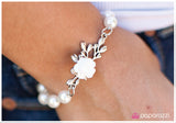 Paparazzi "Sugar and Spice" White Bracelet Paparazzi Jewelry