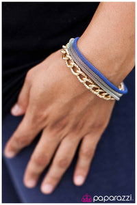 Paparazzi "Something Blue" Blue Bracelet Paparazzi Jewelry