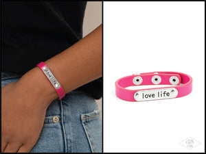 Paparazzi "Love Life" Pink Wrap Bracelet Paparazzi Jewelry