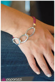 Paparazzi "Caught in the Middle" Pink Bracelet Paparazzi Jewelry