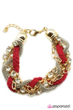 Paparazzi "Twisted Treasure" bracelet Paparazzi Jewelry