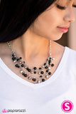 Paparazzi "Timeless Class" Black Necklace & Earring Set Paparazzi Jewelry