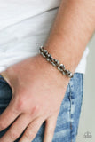 Paparazzi "Ride The Rails" Brown Urban Unisex Bracelet Paparazzi Jewelry