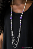 Paparazzi "Balloon Ride" Purple Necklace & Earring Set Paparazzi Jewelry