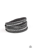 Paparazzi "Rock Star Attitude" Silver 109XX Wrap Bracelet Paparazzi Jewelry