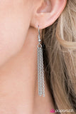 Paparazzi "On Diva Ground" White Necklace & Earring Set Paparazzi Jewelry