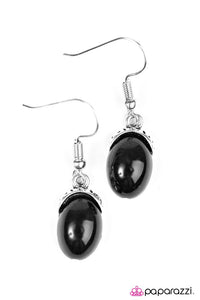 Paparazzi "Color Scheme" Black Earrings Paparazzi Jewelry