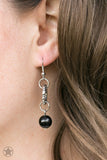Paparazzi "Charmed, I am Sure" Black BLOCKBUSTER Necklace & Earring Set Paparazzi Jewelry
