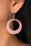 Paparazzi "Lunar Luster" Orange Earrings Paparazzi Jewelry