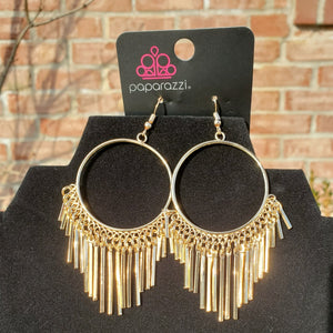 Paparazzi "SOL Food" Gold Earrings Paparazzi Jewelry