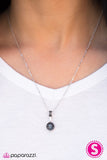 Paparazzi "Spark in the Dark" Silver Necklace & Earring Set Paparazzi Jewelry
