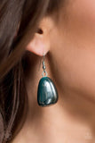 Paparazzi "In Good Glazes" Blue BLOCKBUSTER Necklace & Earring Set Paparazzi Jewelry