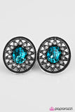 Paparazzi "Just a Glimmer" Blue Post Earrings Paparazzi Jewelry