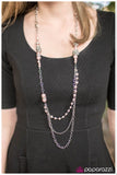 Paparazzi "Enmeshed In Elegance" Pink Necklace & Earring Set Paparazzi Jewelry