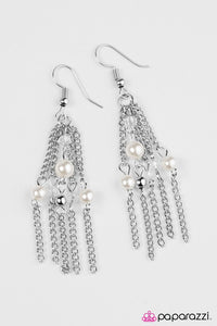 Paparazzi "Summer Celebration" White Earrings Paparazzi Jewelry