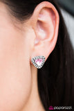 Paparazzi "Rocking the Best" Pink Post Earrings Paparazzi Jewelry