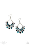 Paparazzi "Hey, Glitter Glitter" Blue Earrings Paparazzi Jewelry