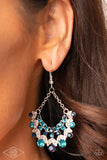 Paparazzi "Hey, Glitter Glitter" Blue Earrings Paparazzi Jewelry