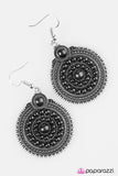 Paparazzi "Belle Of Bali" Black Earrings Paparazzi Jewelry