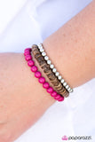 Paparazzi "Ground Effect" Pink Bracelet Paparazzi Jewelry