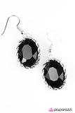 Paparazzi "Fit For Queens" Black Earrings Paparazzi Jewelry