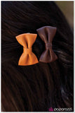 Paparazzi "Double Trouble" Brown" hair clip Paparazzi Jewelry