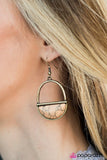 Paparazzi "Stone Horizons" Brass Earrings Paparazzi Jewelry