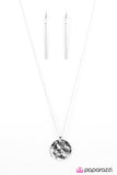 Paparazzi "Love The One You Got" Silver Necklace & Earring Set Paparazzi Jewelry