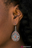 Paparazzi "Dropping Daylight" Brown Earrings Paparazzi Jewelry