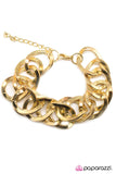 Paparazzi "Prima Donna" Gold Bracelet Paparazzi Jewelry