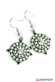 Paparazzi "One Step Closer to Summer" Green Earrings Paparazzi Jewelry