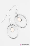 Paparazzi "The WEST Is Yet To Come" White Earrings Paparazzi Jewelry
