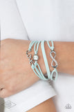 Paparazzi "Infinitely Irresistible" Blue Exclusive Bracelet Paparazzi Jewelry