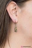 Paparazzi "Friends In High Places" Brass Earrings Paparazzi Jewelry