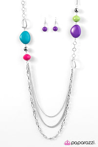 Paparazzi "Caribbean Rainbow" Multi Necklace & Earring Set Paparazzi Jewelry