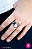 Paparazzi "I'll Have A Martini" White Ring Paparazzi Jewelry
